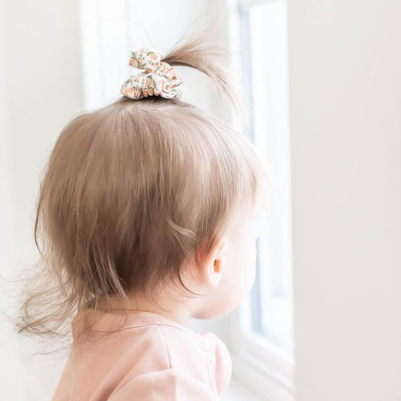 selenite | mini scrunchie