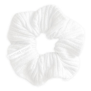 selenite | mini scrunchie